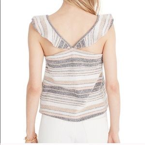 Texture & thread madewell ruffle strap tank